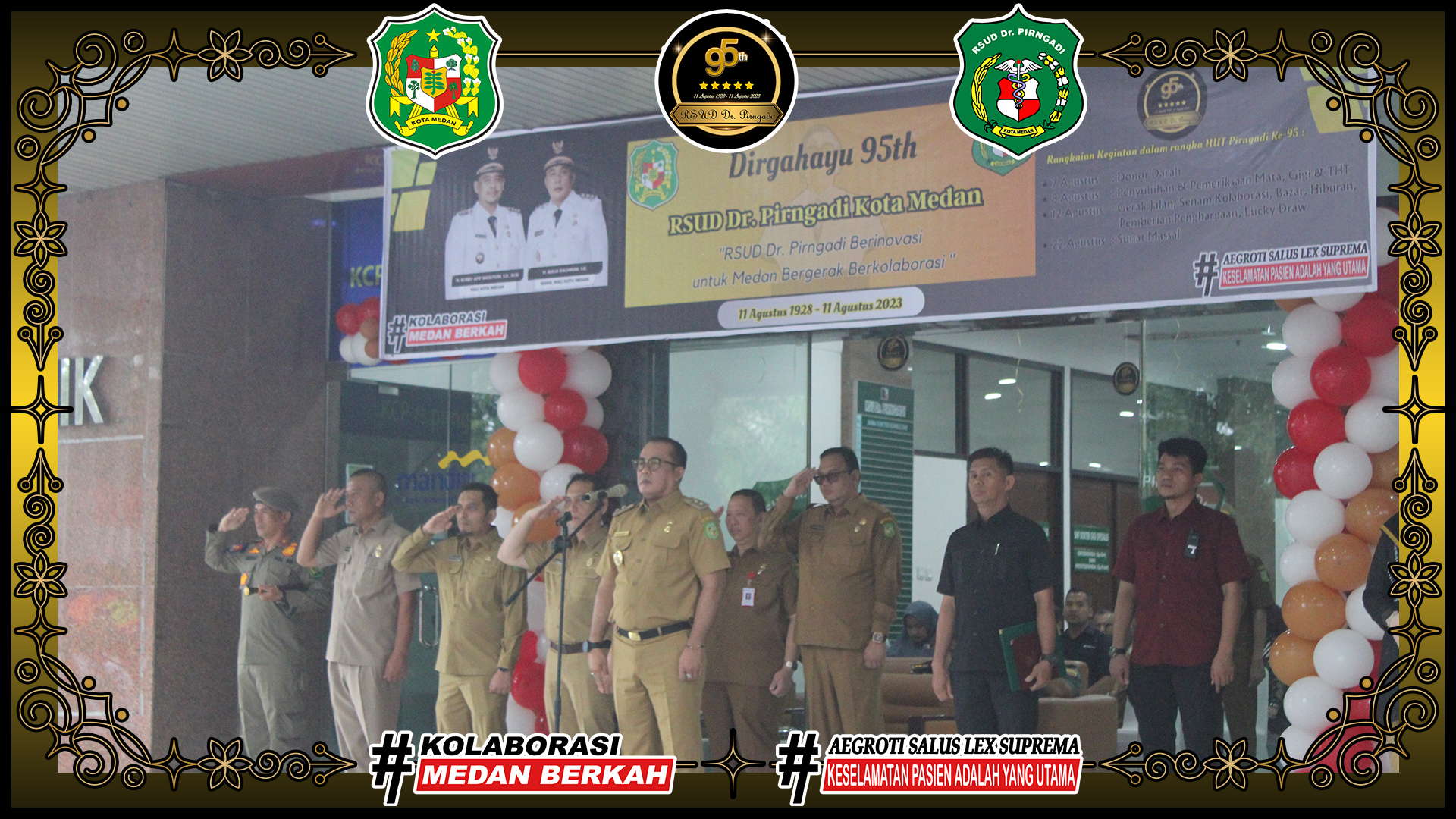 Rangkaian Acara dalam Rangka Memperingati HUT RSUD Dr. Pirngadi Kota Medan ke-95